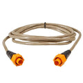 Lowrance ETHEXT-6YL 6-Foot Yellow 5-Pin Broadband Ethernet Extension Cable 000-0127-51