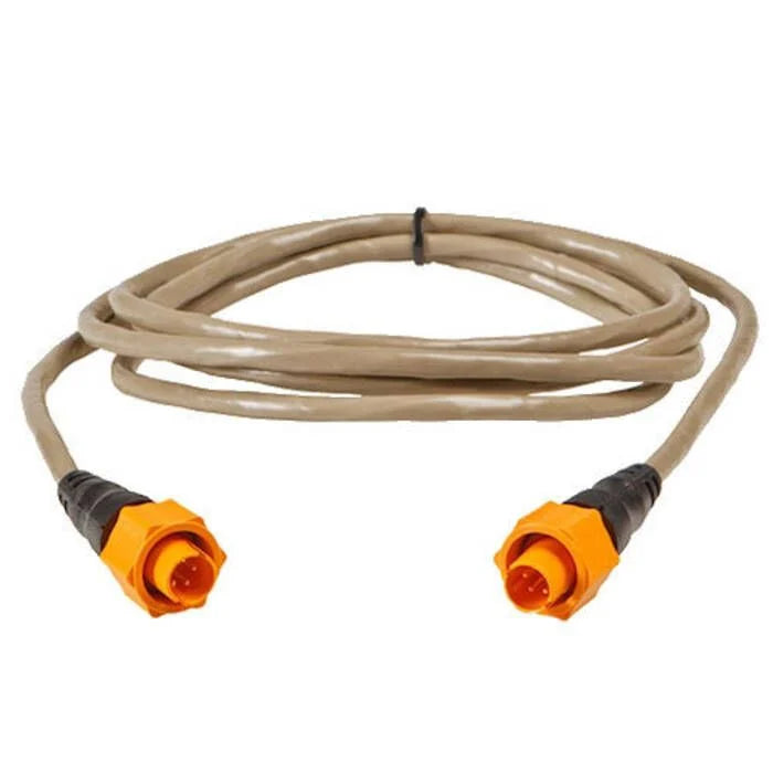 Lowrance ETHEXT-6YL 6-Foot Yellow 5-Pin Broadband Ethernet Extension Cable 000-0127-51