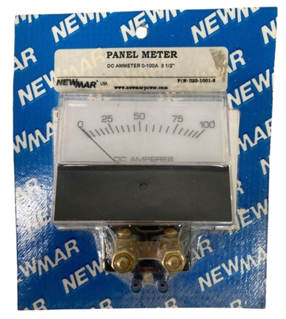 Newmar 0-100A Analog DC Ammeter 3.5" Panel Meter 023-1001-5