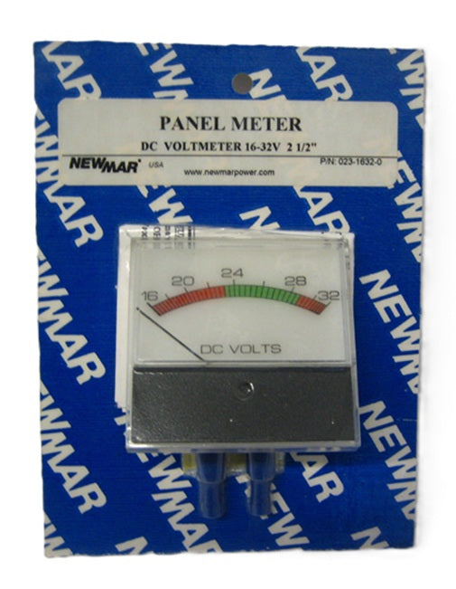 Newmar 16-32V DC Voltmeter 2.5" Panel Meter 023-1632-0 