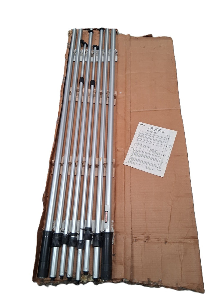 Perko Heavy Duty Aluminum 18 Foot Outrigger Poles (Pair) 1798-018