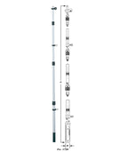 Perko Heavy Duty Aluminum 18 Foot Outrigger Poles (Pair) 1798-018