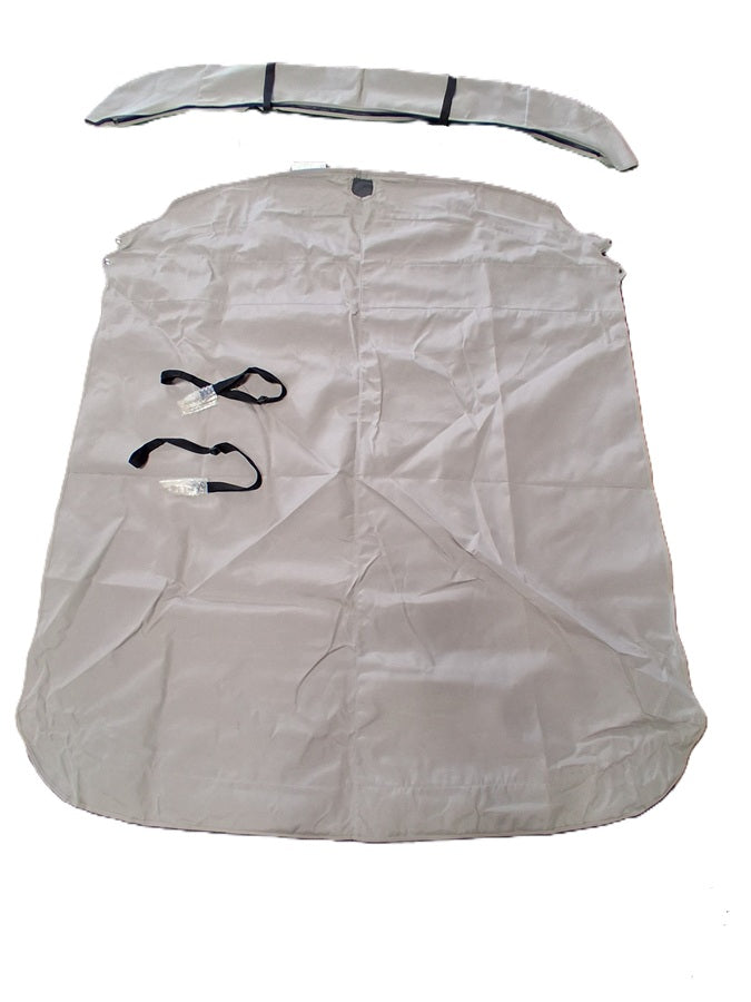 Skiers Choice 2006 Supra SunSport 20 Sunbrella Cadet Grey Forward Bimini Top w/ Boot Kit SUNSPIN1-3H0AA-A30