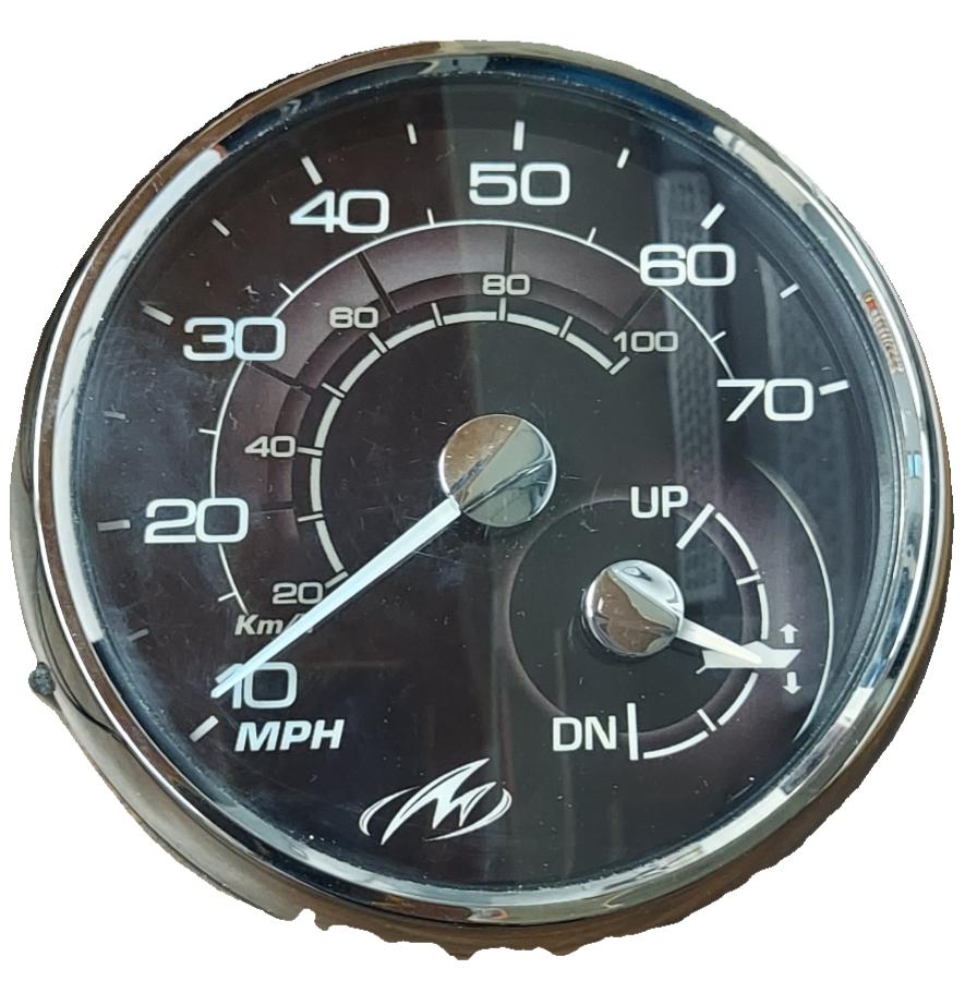 Medallion Instrumentation Systems/Monterey Boats Plug Style Speedometer w/ Trim Gauge 8640-20003-29