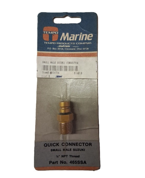Suzuki  1/4" NPT Thread Male Quick Connector 465SSA