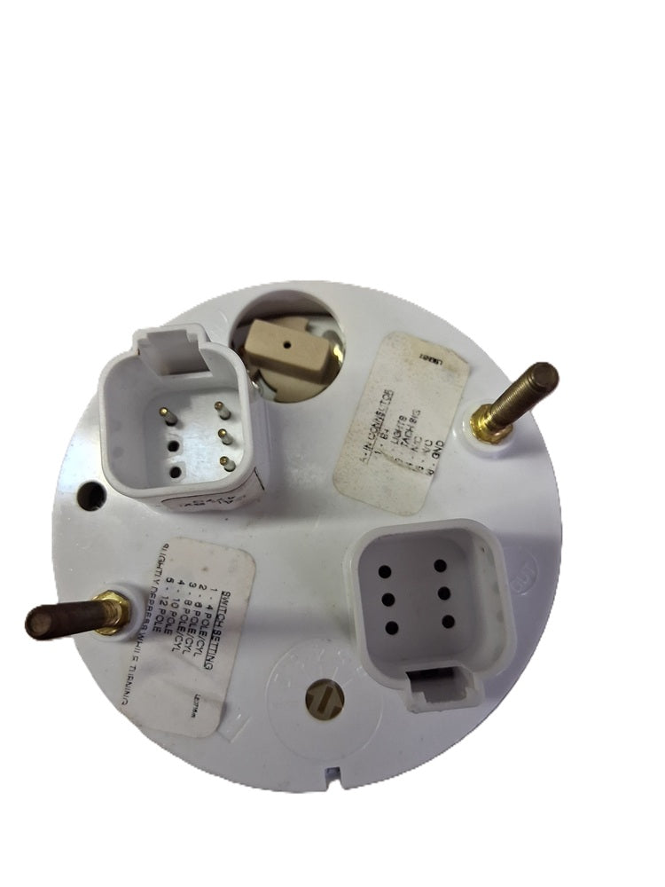 Faria Beede Spun Silver 0-7000 RPM Tachometer (For Mercury Engines) TCC034B