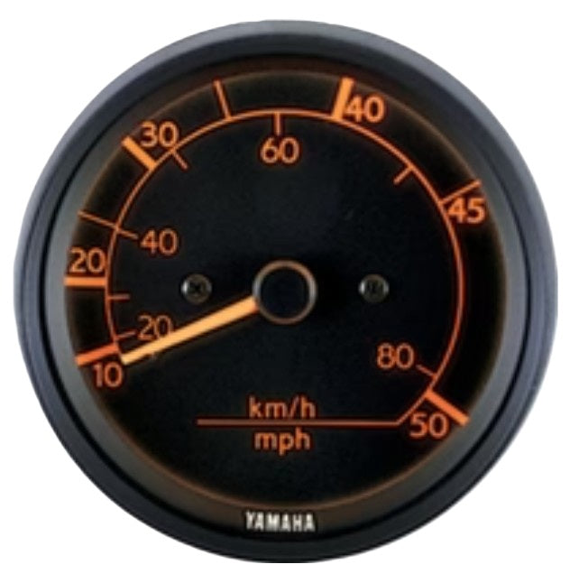 Yamaha Black 0-50 MPH Pro Series Speedometer Gauge 6Y5-83510-10-00