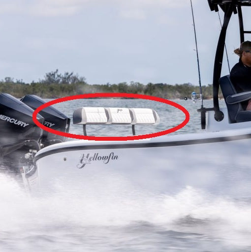 Yellowfin Yachts 26 Hybrid Stern Seat Back Cushion