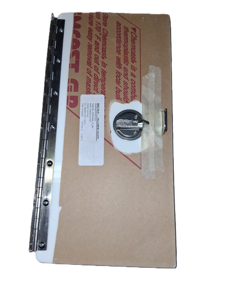 Yellowfin Yachts 39 White Acrylic Overhead Electronics Box Door 254250-315107