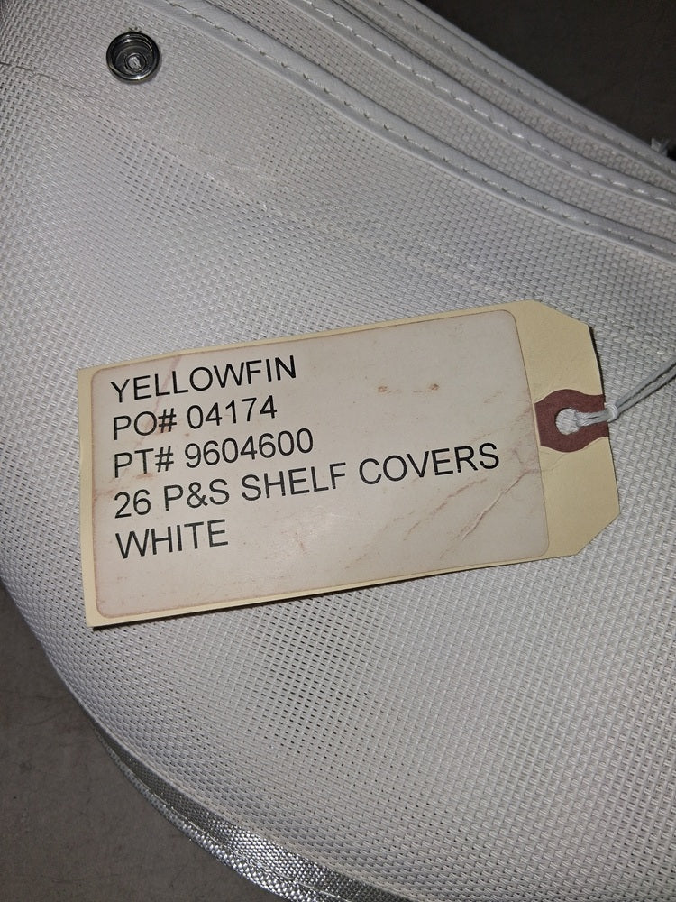 Yellowfin 26 Hybrid White Bow Shelf Cover Set 9604600