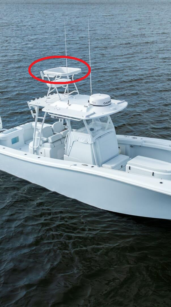 Yellowfin Yachts 32, 34 & 36 Offshore Upper Spotting Tower Ring Bolster Cushion